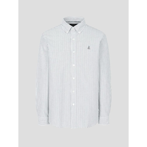 빈폴 남녀공용 옥스퍼드 스트라이프 셔츠 BC6164E01M