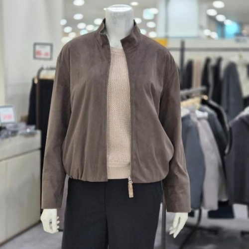 레노마레이디스 sh06 레더 카라 스웨이드 점퍼 레더 카라 스웨이드 점퍼 R2H11LJP0 S45902662