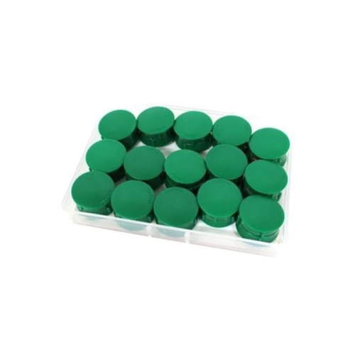 마그피아 367WYI51 초강력 칼라원형자석홀더 중 녹색 MFMH-27-30/ 27mm 30개입 갑 1개입
