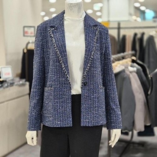 레노마레이디스 sh06 원버튼 트위드 자켓 원버튼 트위드 자켓 R2H11WJK0