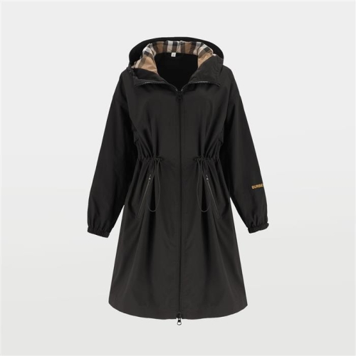 버버리 뉴 BIRLEY 드로스트링 여성 롱 후드 자켓 81136531