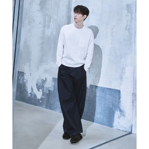 드로우핏 DRW FIT DRAW 서강준 PICK 와이드 커브드 트루 데님 팬츠 DARK BLUE DFDN6102DBL 184229