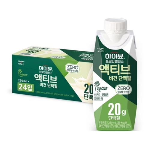 하이뮨 프로틴 밸런스 액티브 비건 단백질 250ml