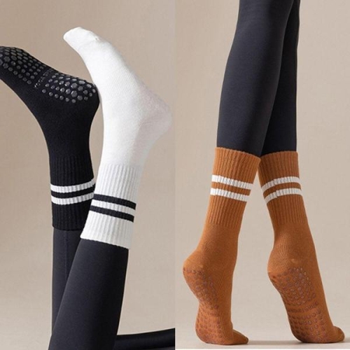 심플 투라인 파스텔 컬러 미끄럼방지 양말 WFM0W7I