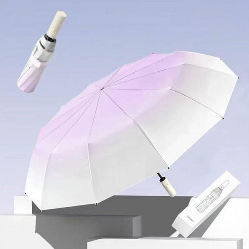 레인보우 그라데이션 자동 우산 원터치 uv 차단 튼튼 WFM0L3W