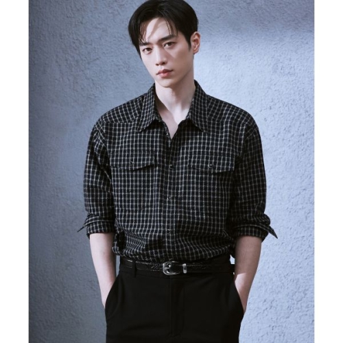 드로우핏 ltgt DRAW FIT 서강준 PICK 크로커다일 엠보 슬림 벨트 BLACK DFAC6103BK 1097679