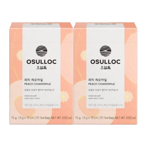 아모레퍼시픽 오설록 피치 캐모마일 15티백