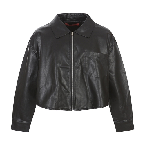 반에이크 인조가죽 집업자켓_VB4XLEMD01Z