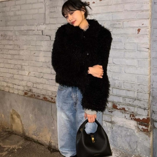 찬스 리사이클 턴락 버킷백_2colors CK2-10701618