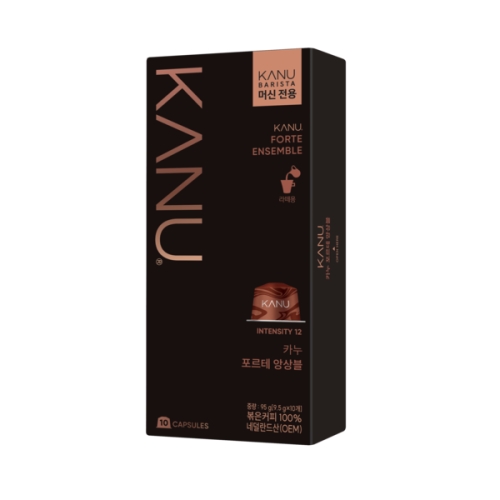 동서식품  포르테 앙상블 캡슐커피(카누머신 전용) 10캡슐