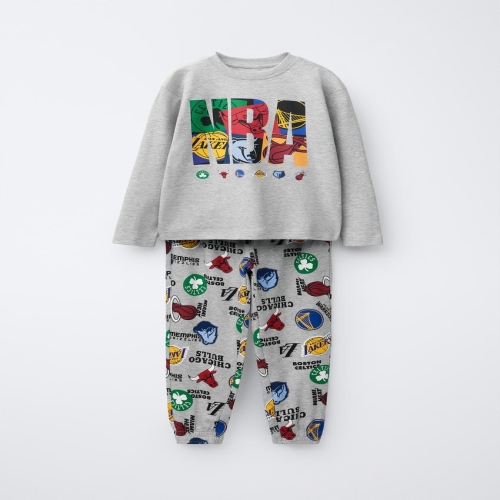 자라 6-14세 NBA 멀티팀 파자마 그레이 7099696803 924670