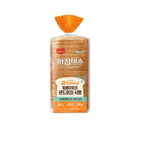 SPC삼립  아침미소 밀배아발효 샌드위치식빵 790g