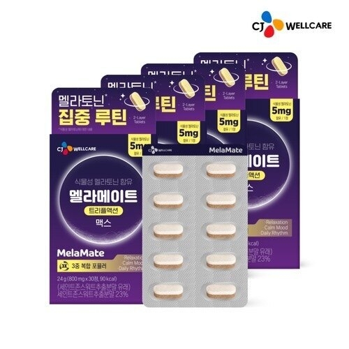 CJ웰케어 멜라메이트 트리플액션 맥스 30정