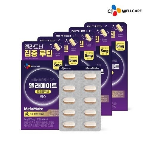 CJ웰케어 멜라메이트 트리플액션 맥스 30정