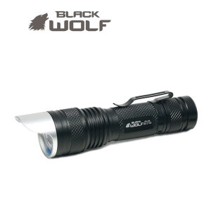 스나이퍼코리아  블랙울프 신형 KR-105 L2 자전거라이트 18650 배터리  눈부심방지캡 기본 경량 다기능