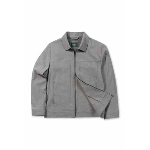 브렌우드 셀렉션 투톤 심플 페리자켓 BRUAM26851GYX