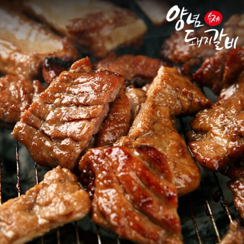 봄내푸드  수제 양념 돼지갈비 1kg
