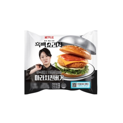 롯데푸드  흑백요리사 중식마녀 이문정셰프의 마라치킨버거 196g