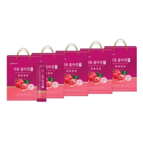 CJ웰케어 자연건강 석류 콜라겐 젤리 40포