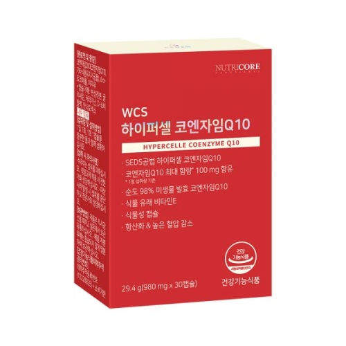 뉴트리코어 WCS 하이퍼셀 코엔자임Q10 30캡슐