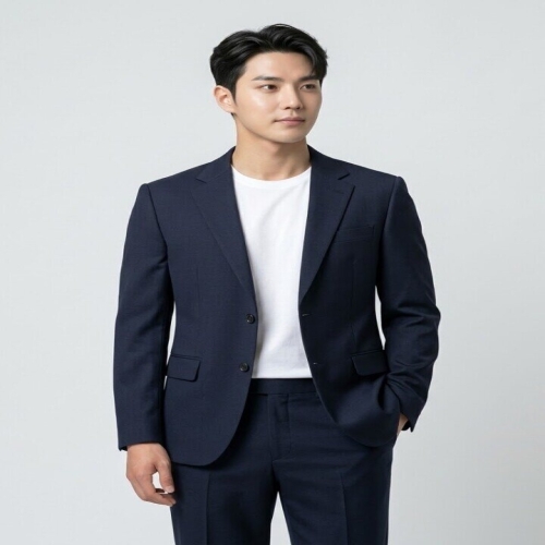 오스틴리드 BY파크랜드by파크랜드네이비 모혼방 스트레치 수트셋업-A5DB2310411B_A5X