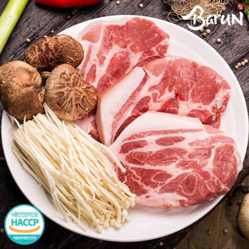 한뜻  참바른한돈 프리미엄 국내산 냉장 목살 구이용 500g