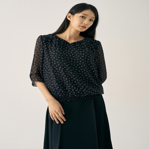 지센 플라워 스모킹 블라우스 LFWSN804 NA 090