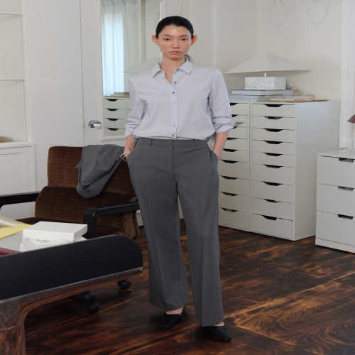 쉬즈미스 여성 테일러드 와이드 셋업 팬츠 SWSSLQ14010