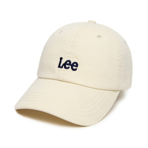 LEE 남녀공용 스몰 트위치 로고 코튼 볼캡 아이보리 VQA LE2601CA01IV