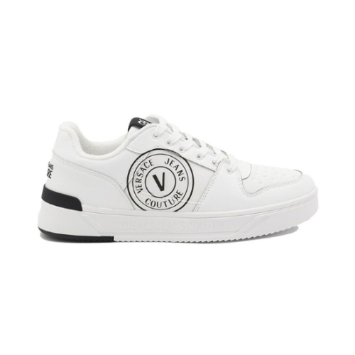 베르사체 진스 꾸뛰르 레이스업 스니커즈 화이트 77YA3SJ1ZP356