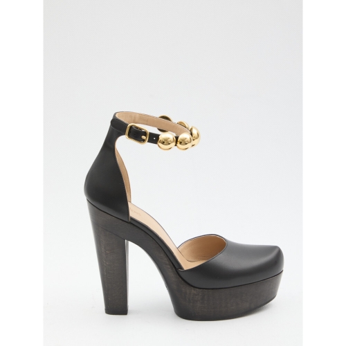 끌로에 블랙 레더 Lola pumps CH26S15ZVV001 T