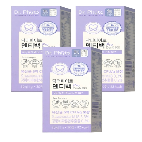 닥터파이토 덴티백 구강유산균 PRO 30정