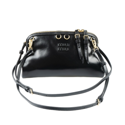 미우미우 로로모다 카프리스 가죽 여성 클러치 숄더백 / 5BF131-2IEO-F0