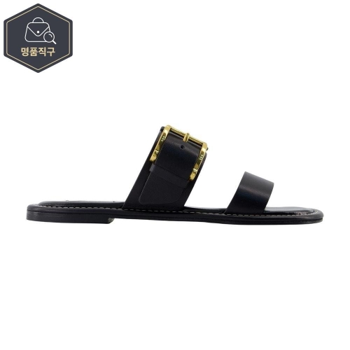 아미 버클 샌들 파리 레더 블랙 B0731945038