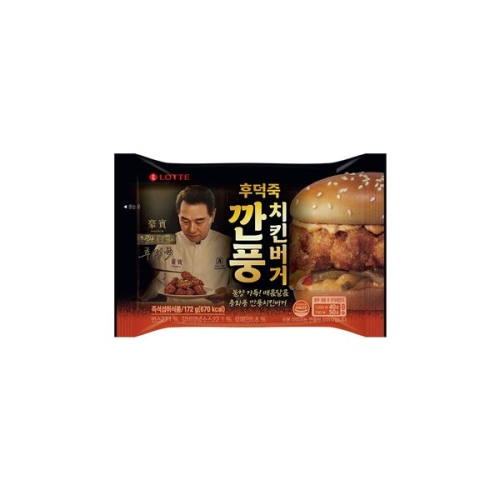 롯데푸드  흑백요리사 후덕죽 셰프의 깐풍 치킨버거 172g