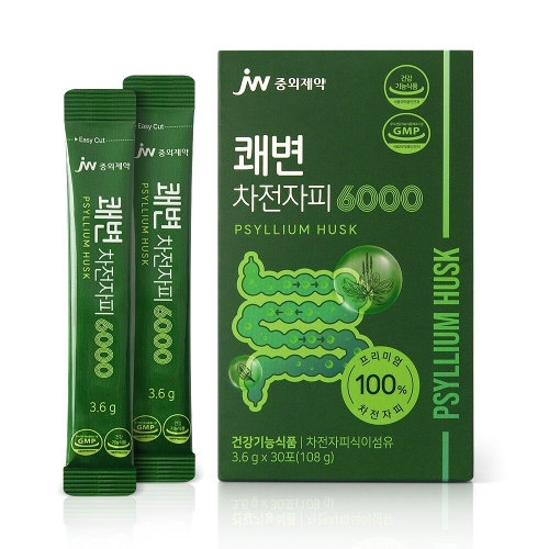 JW중외제약 쾌변 차전자피환 6000 30포