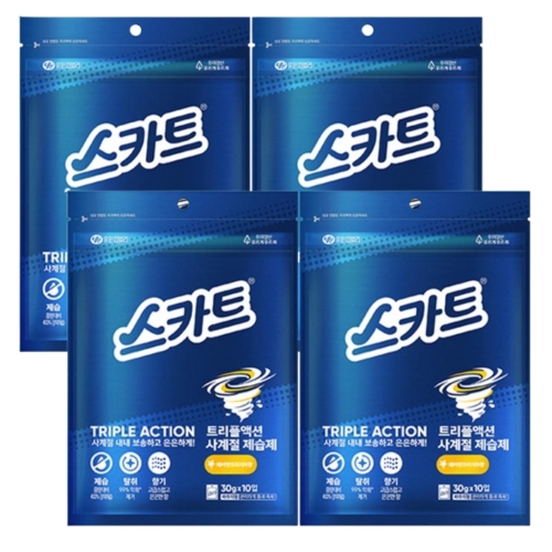 스카트 트리플액션 사계절제습제 페어앤프리지아 30g 10개입