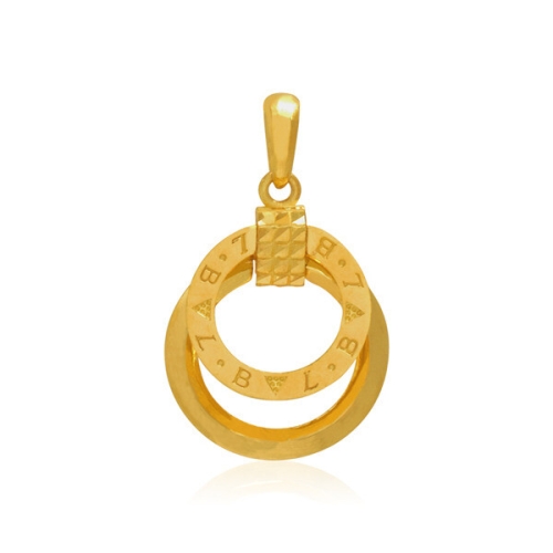 혼골드모아 골드모아 순금 로마 더블링 펜던트 3.75g