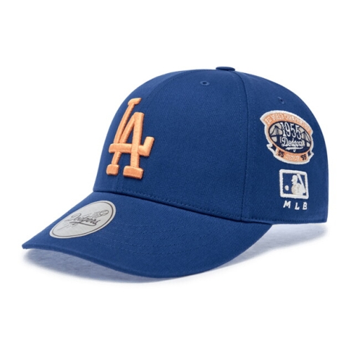 MLB 26N 공용 시그니처 올오버 패치 스트럭쳐 볼캡 LA D.Cobalt Blue 3ACPB316N-07CBD