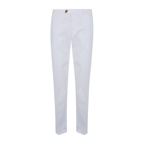 브루넬로쿠치넬리 코튼 스트래치 미드 라이즈 슬림 핏 치노 M289LI1770098 C2200 WHITE