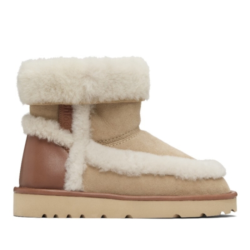 끌로에 앵클부츠 베이지 돌치에 앵클 부츠 261338F113001