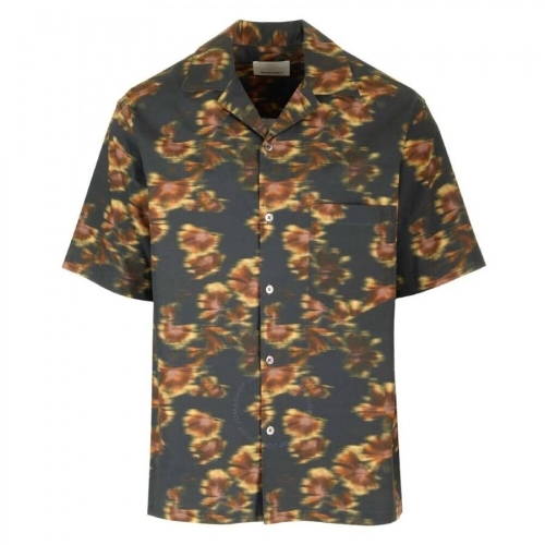 이자벨마랑 이자벨 마랑 남성용 블랙 라즐로 징코 셔츠 CH0147HA B1I17H FADED 블랙