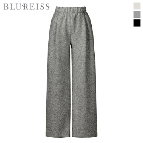 블루레이스 밴딩 핀턱 스웻 와이드 팬츠_B6S1PT7041