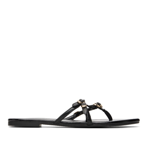 마크제이콥스 샌들 블랙 가죽 키키 샌들 261190F124004