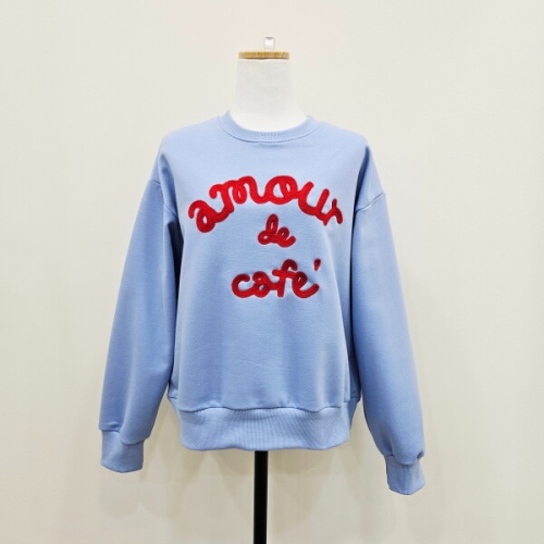 포커스 카페체인자수맨투맨 FS6A3TS3093SB_SH