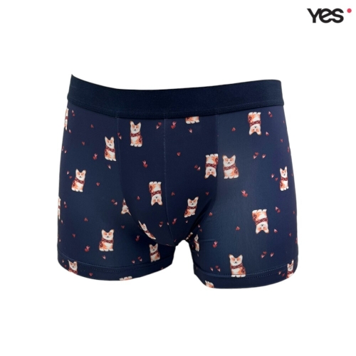 YES 강아지 하트 프린팅 남성 드로즈 YSMDC151