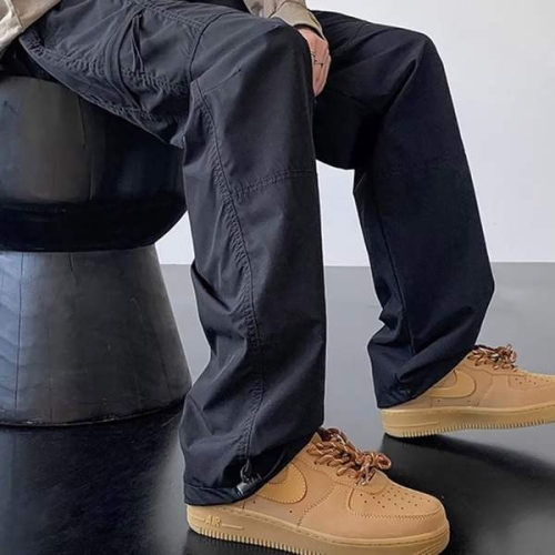 남성 LN936566 내추럴 카고 스트레이트핏 팬츠 캐주얼 바지