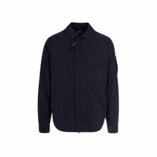 CP컴퍼니 남성 시피컴퍼니 크롬 R 집업 렌즈 오버 셔츠 네이비 RSCMOS710A 005904G 888