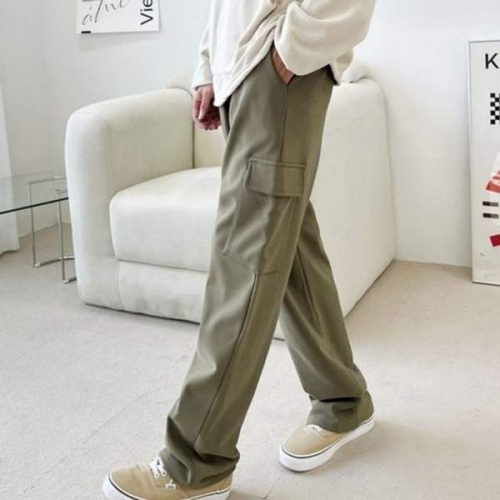 남성 QT941731 방한 밴딩 스타일 바지 캐주얼 빅사이즈 큰사이