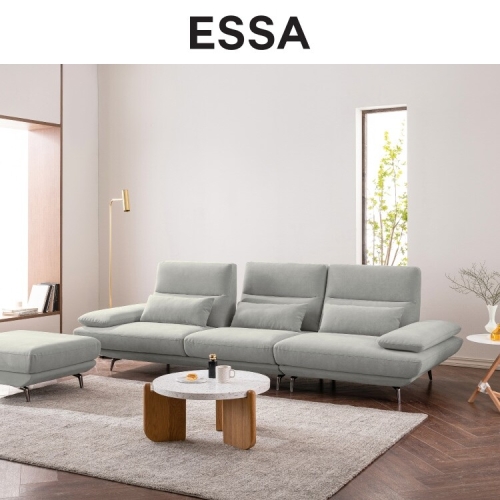 에싸 엘로이즈 스윙기능 크라비츠 패브릭 소파 3.5인용